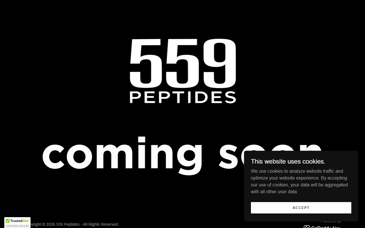 559peptides.com screenshot
