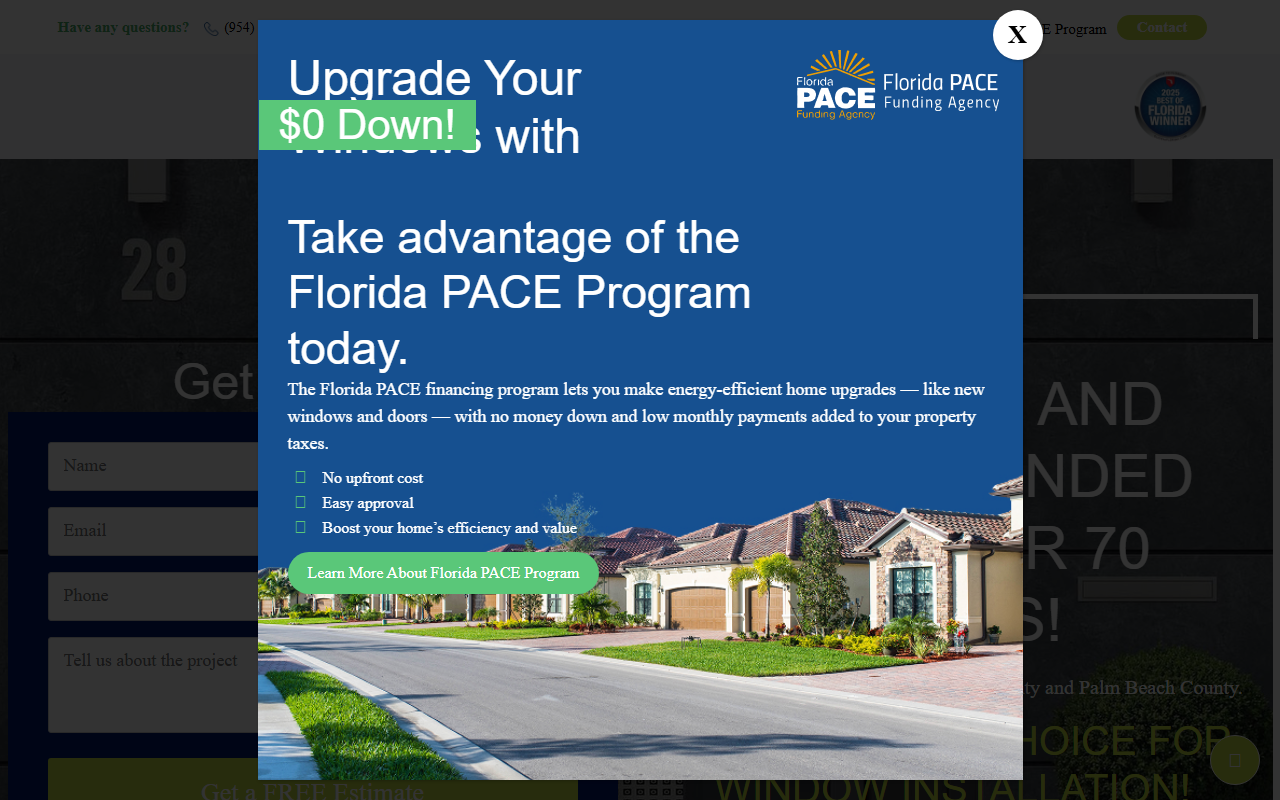 561-windows.com screenshot