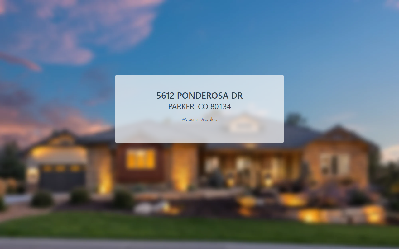 5612ponderosadr.com screenshot