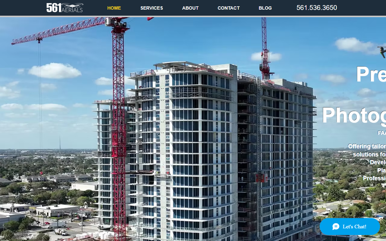 561aerials.com screenshot