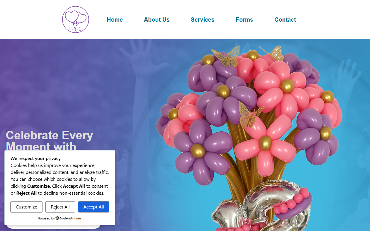 561balloons.com screenshot