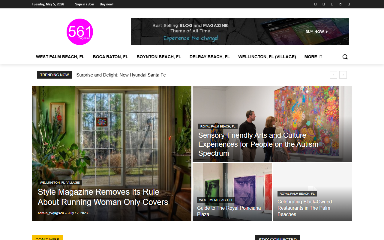 561magazine.com screenshot
