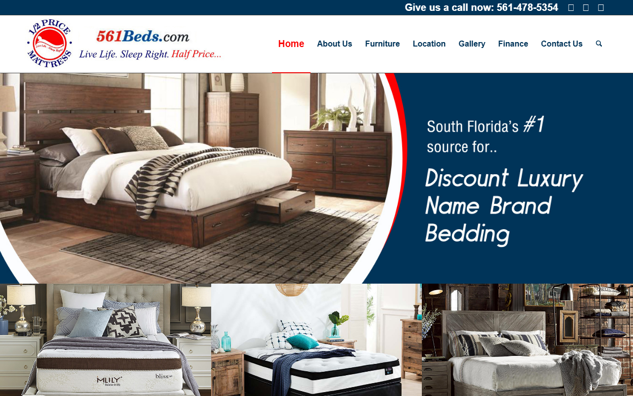 561mattress.com screenshot