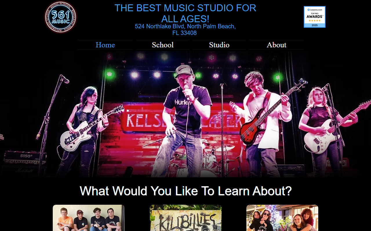561musicschool.com screenshot