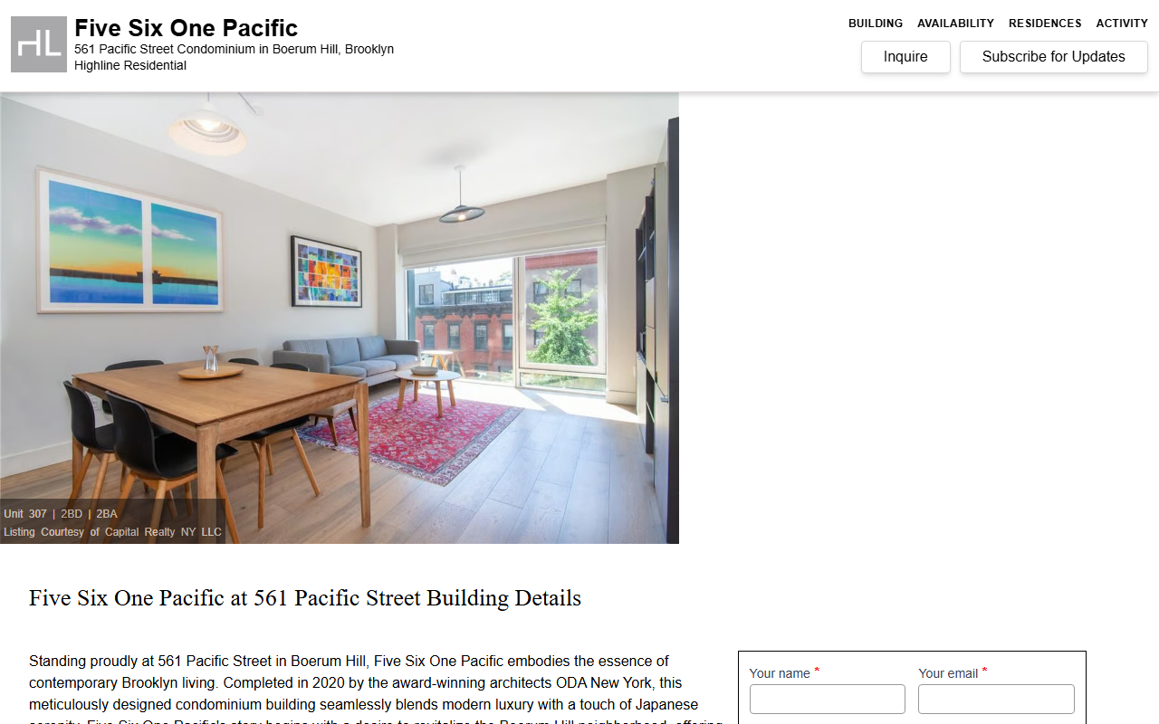 561pacificstreet.com screenshot