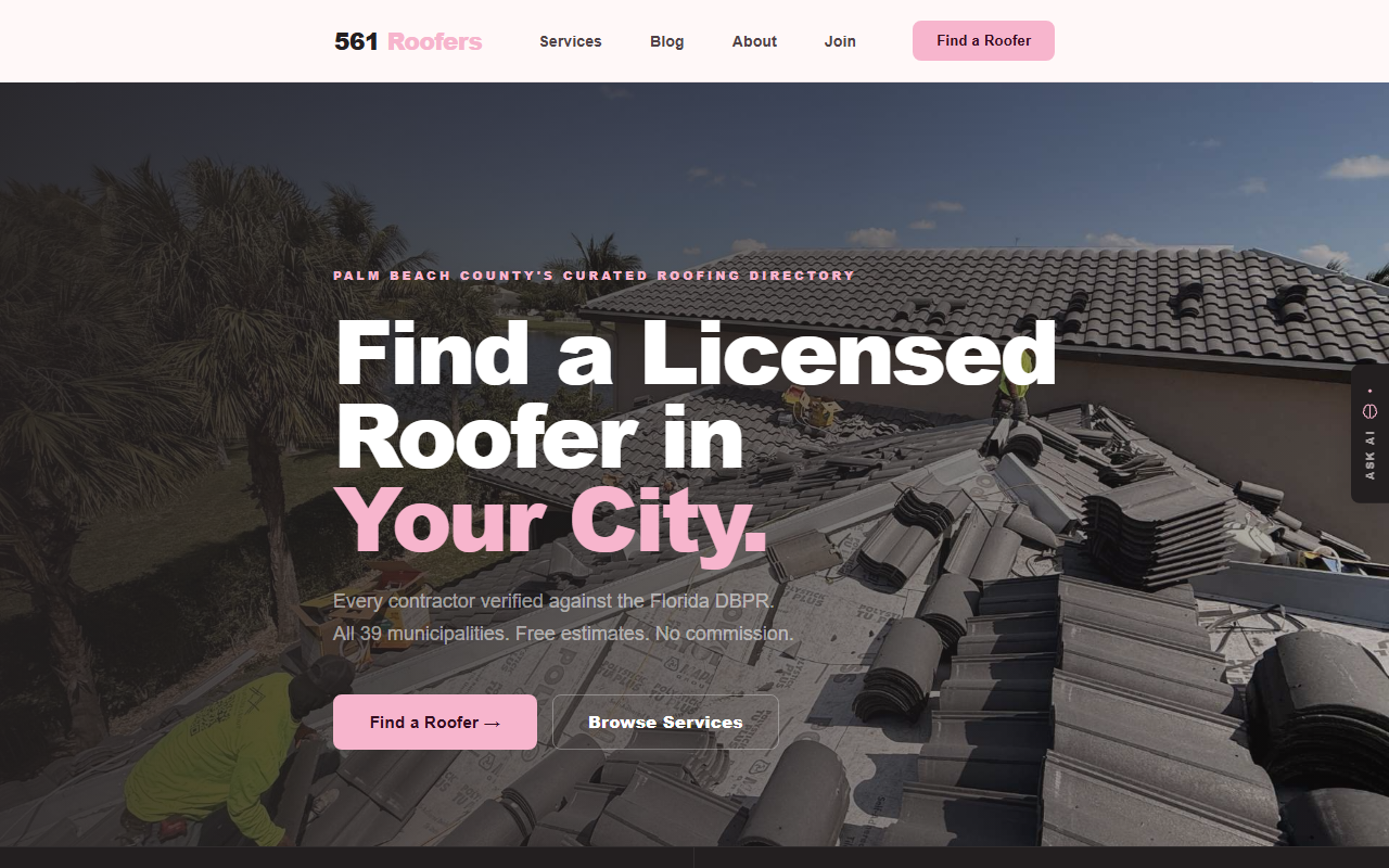 561roofers.com screenshot