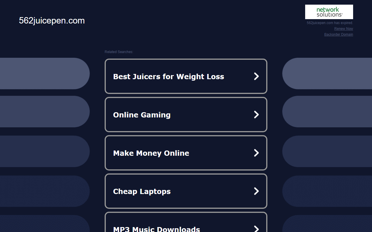 562juicepen.com screenshot