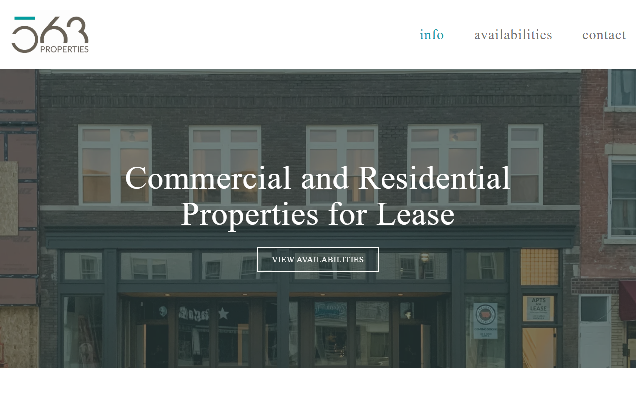 563properties.com screenshot