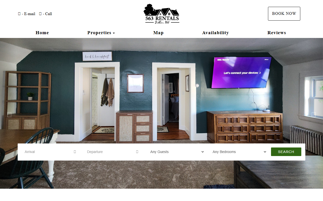 563rentals.com screenshot