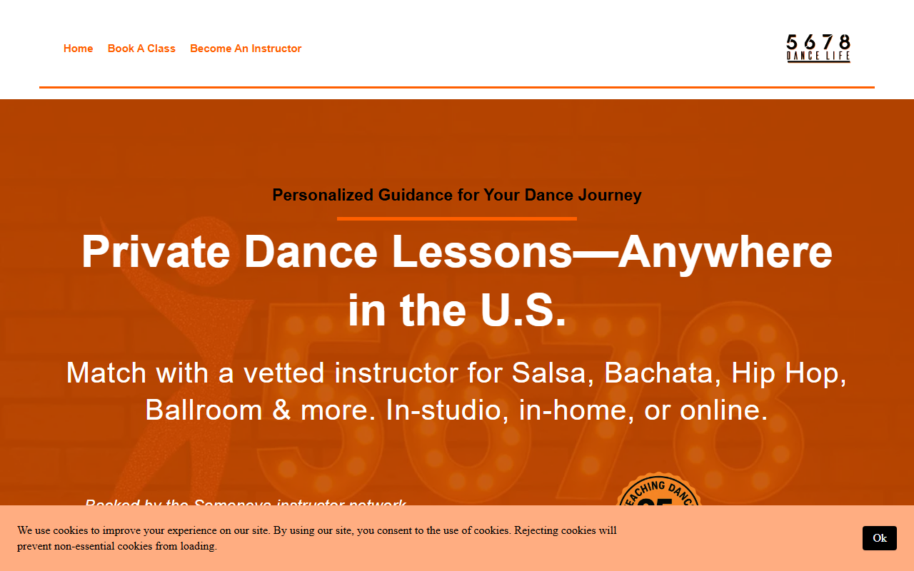 5678dancelife.com screenshot
