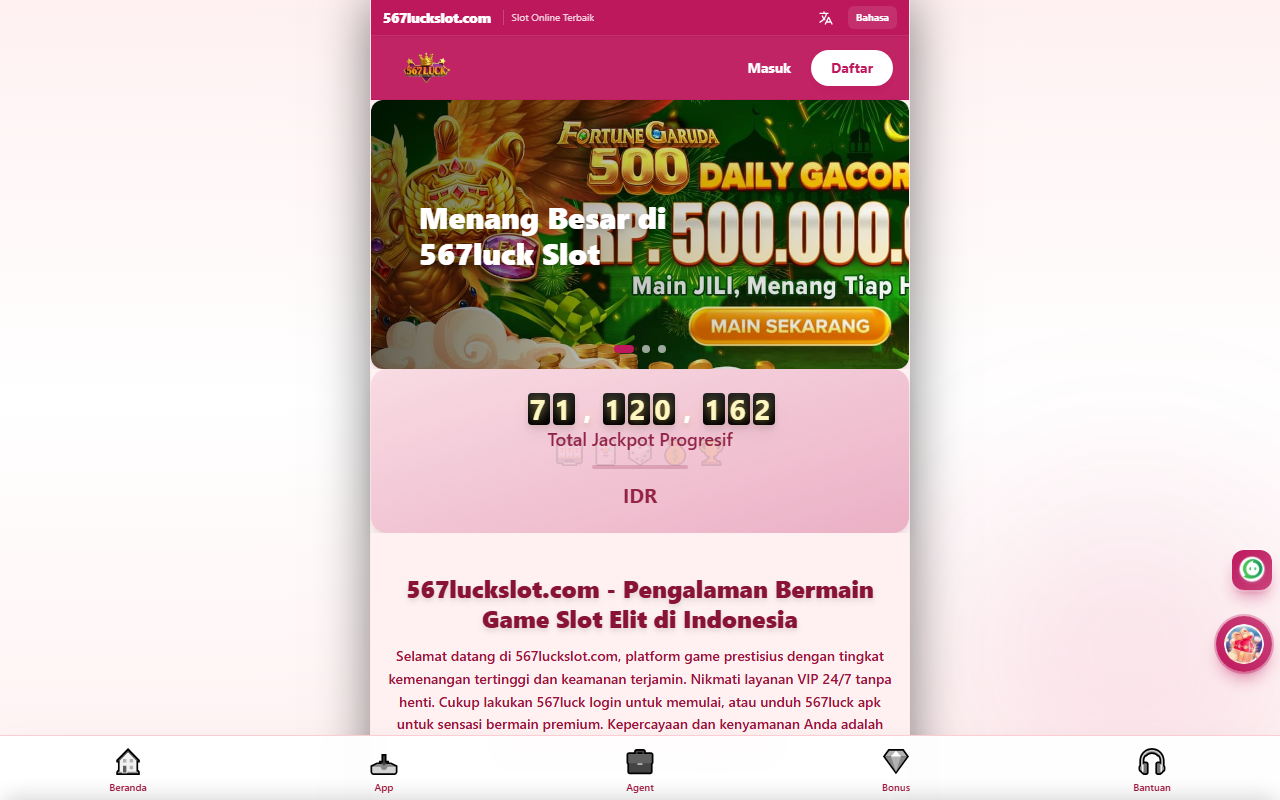 567luckslot.com screenshot