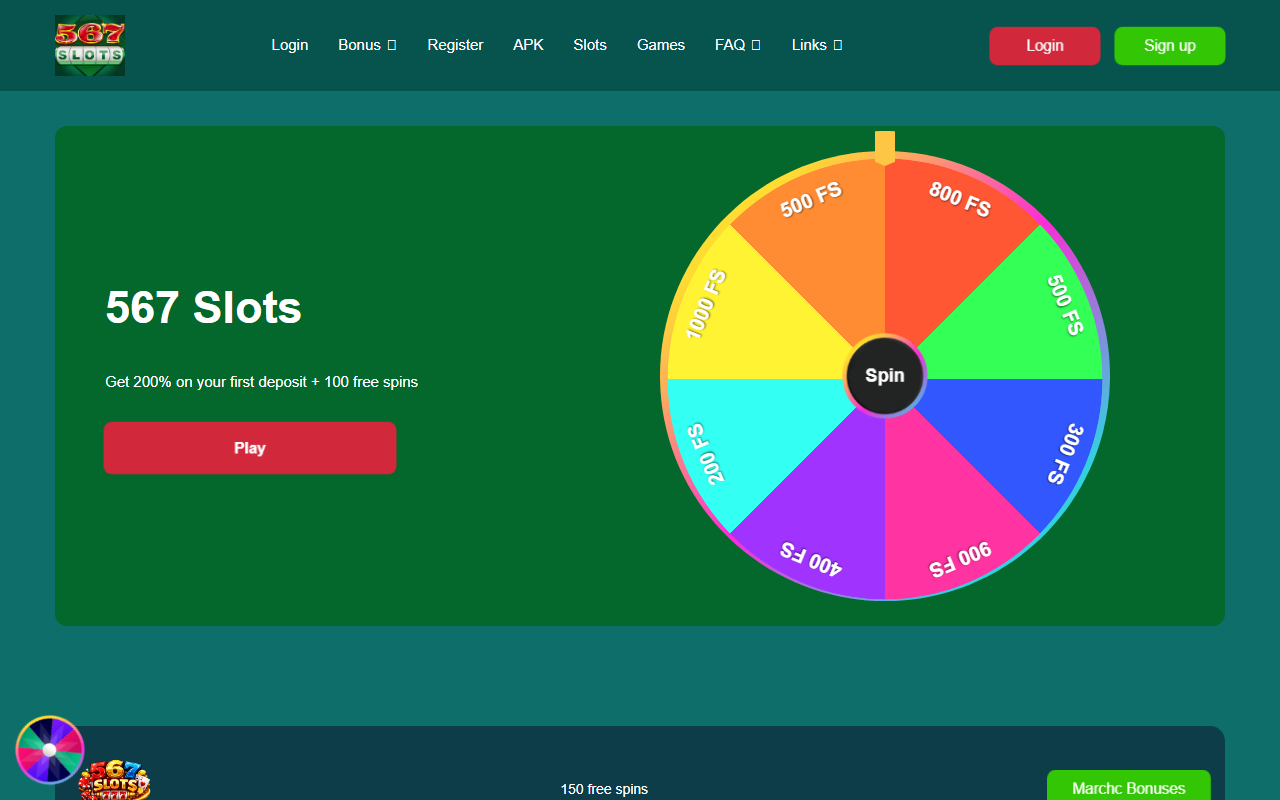 567slots-india.com screenshot