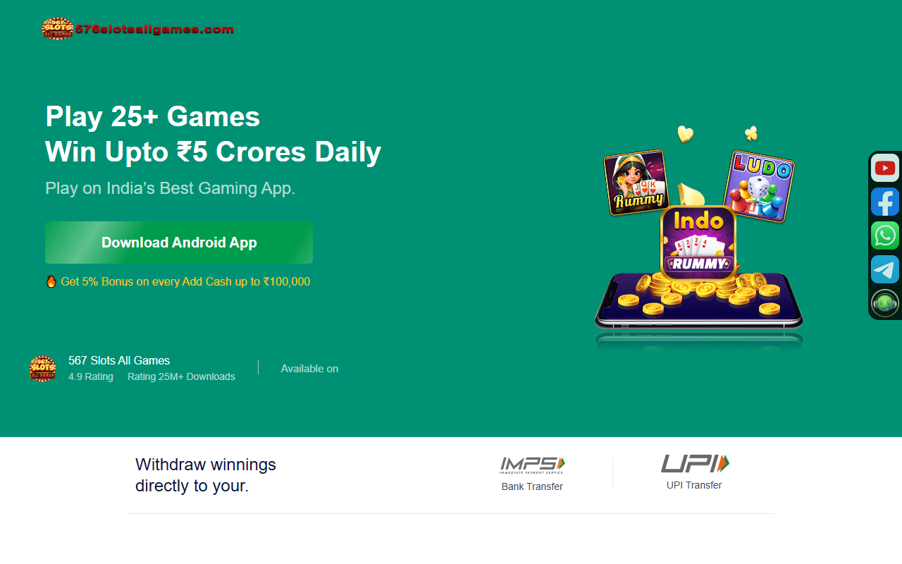 567slotsallgames.com screenshot