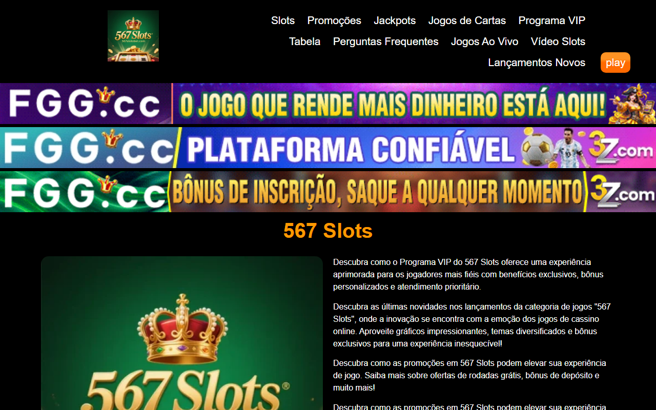 567slotsbet.com screenshot