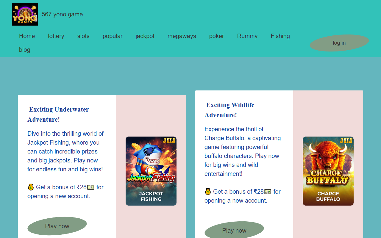 567yonogame.com screenshot