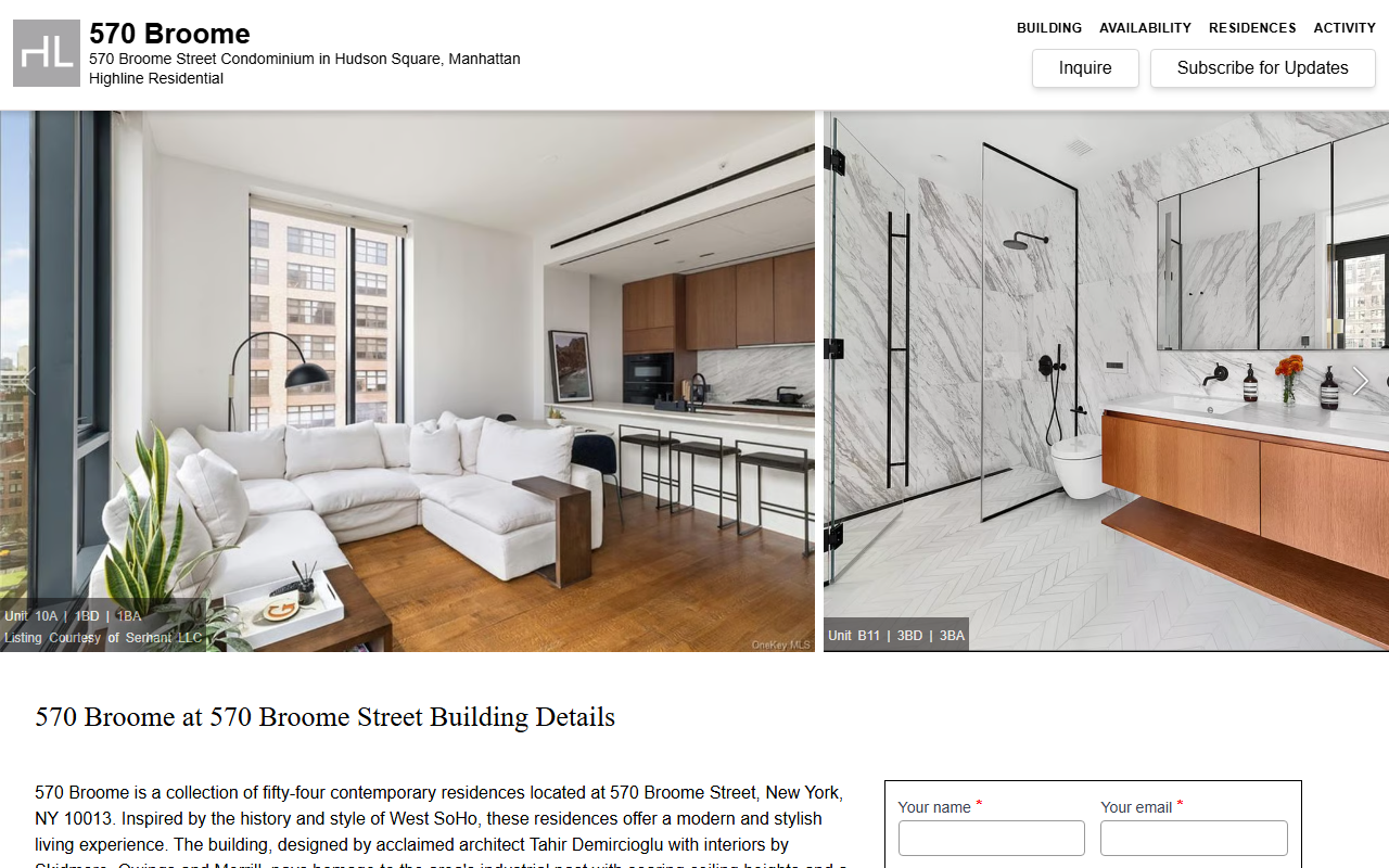 570broomenyc.com screenshot