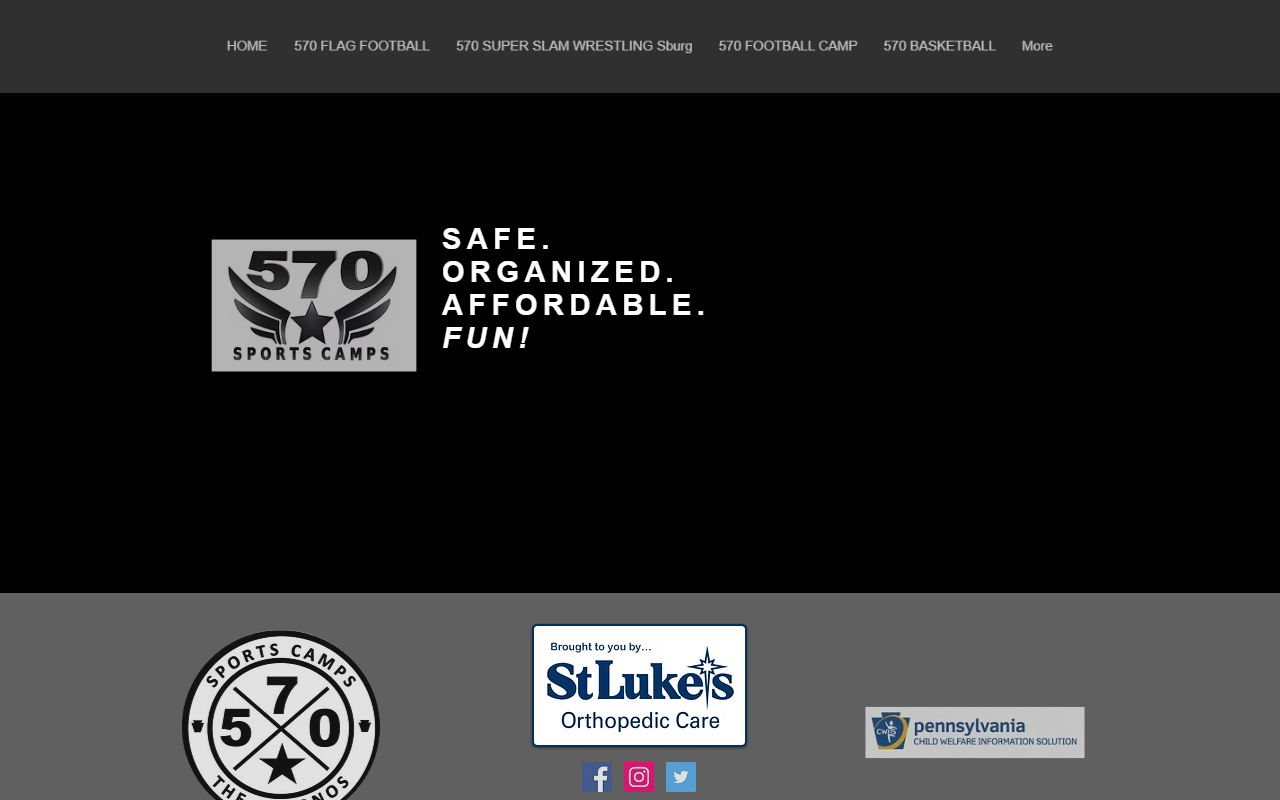 570flagfootball.com screenshot