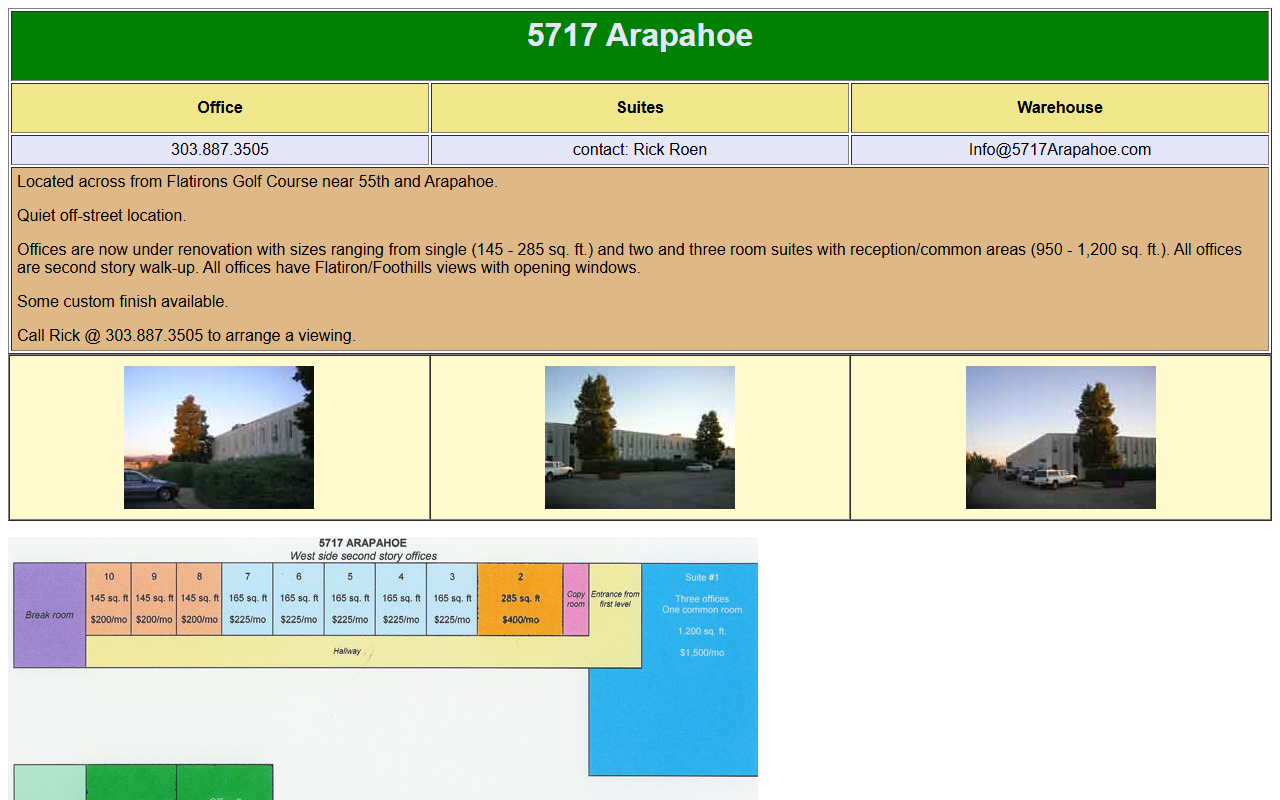 5717arapahoe.com screenshot