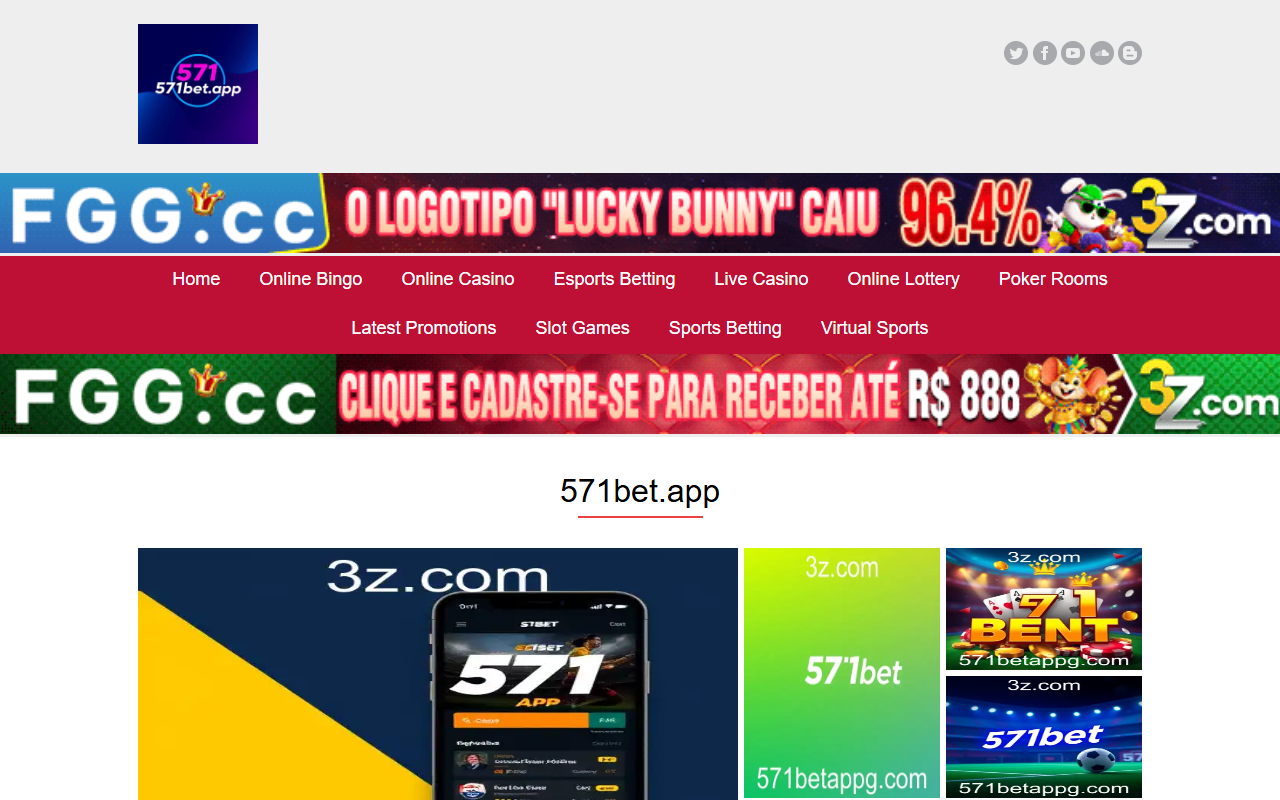 571betappg.com screenshot