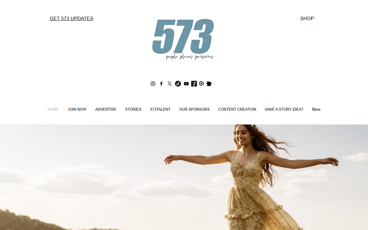 573magazine.com screenshot