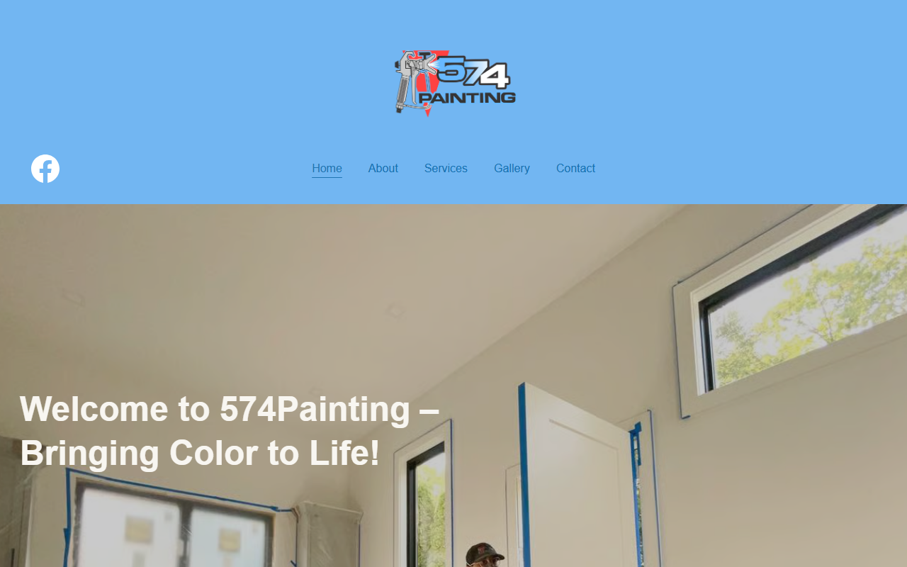 574painting.com screenshot