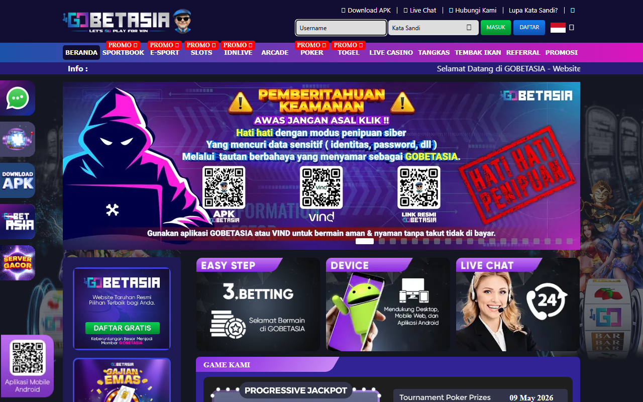 5758gobetasia.com screenshot
