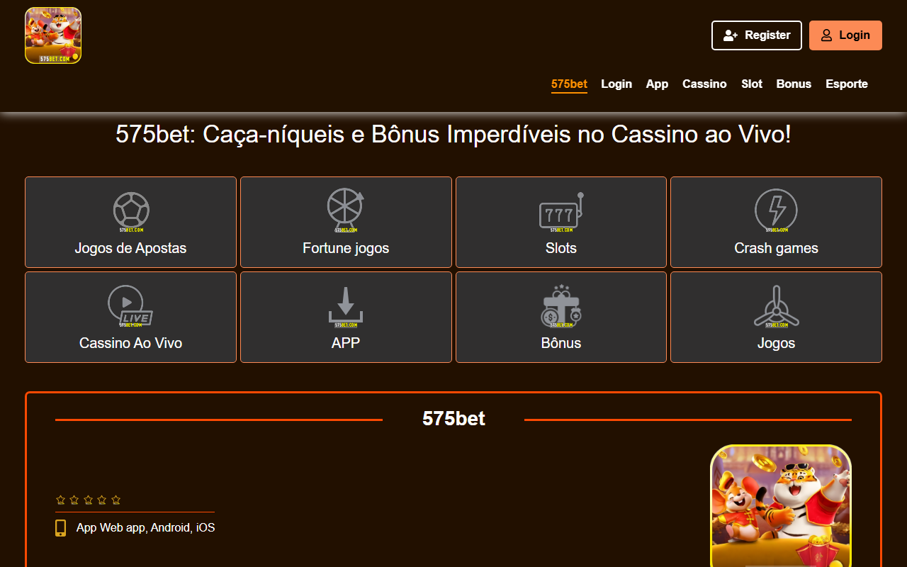 575bet-game.com screenshot