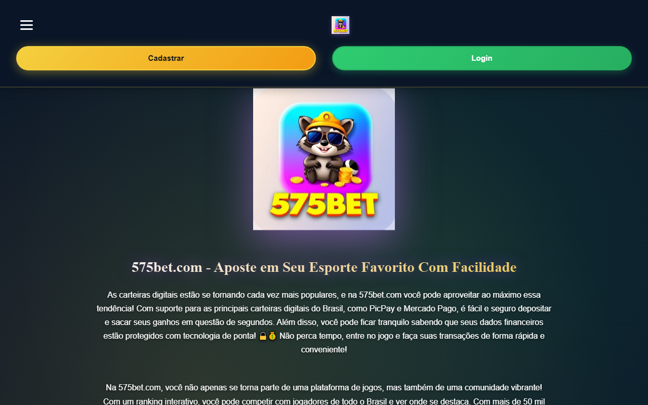 575betcom-a.com screenshot
