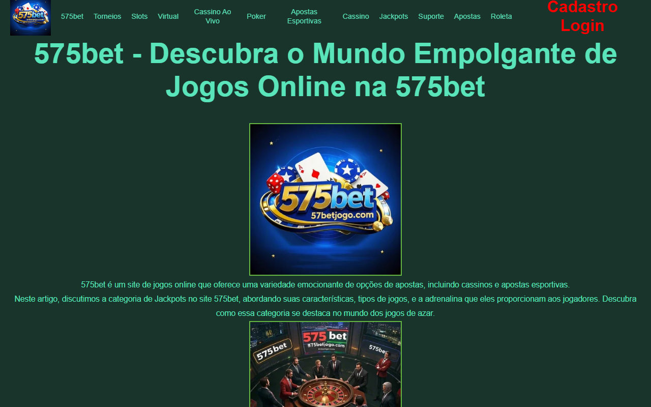 575betjogo.com screenshot