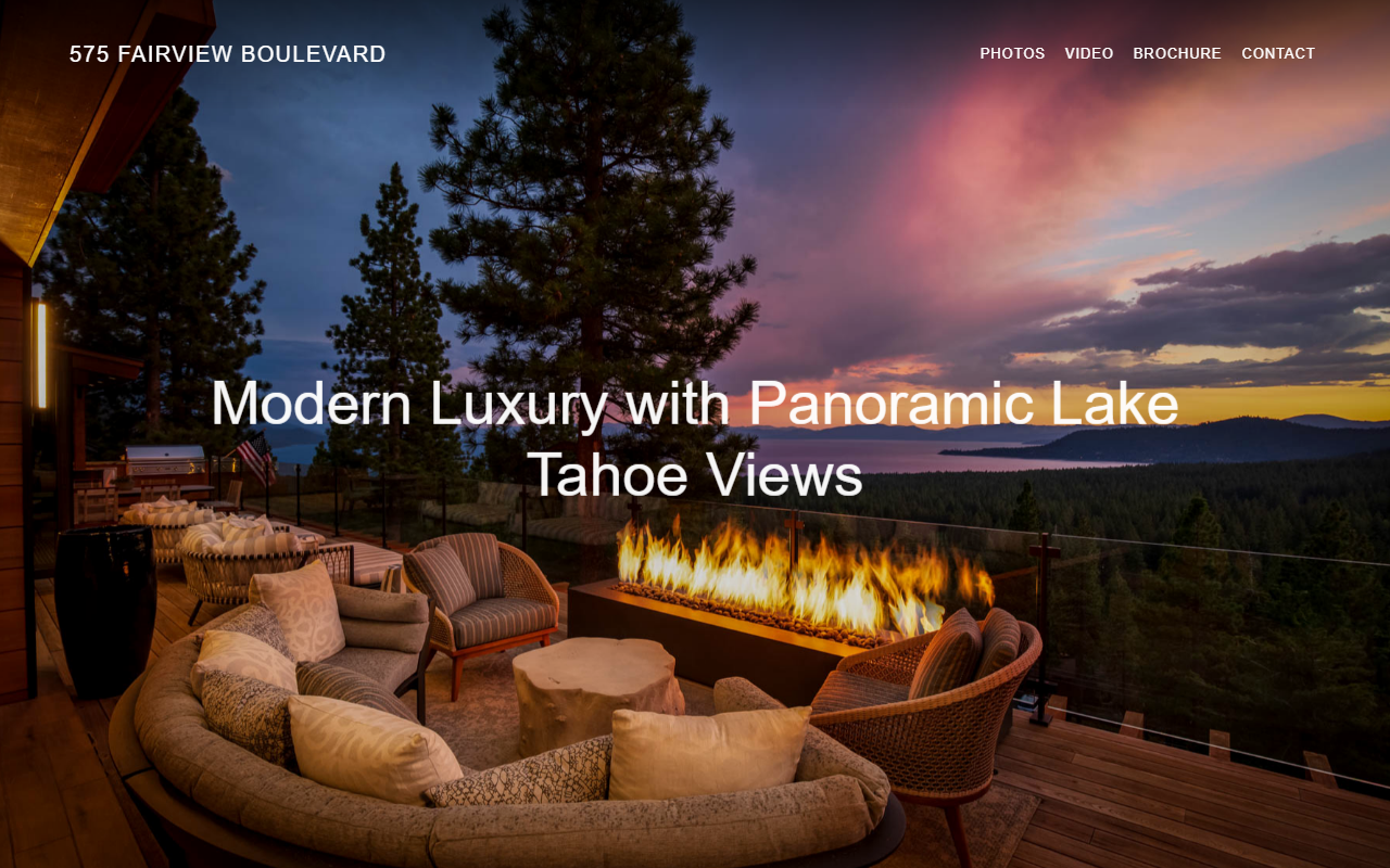 575fairviewtahoe.com screenshot