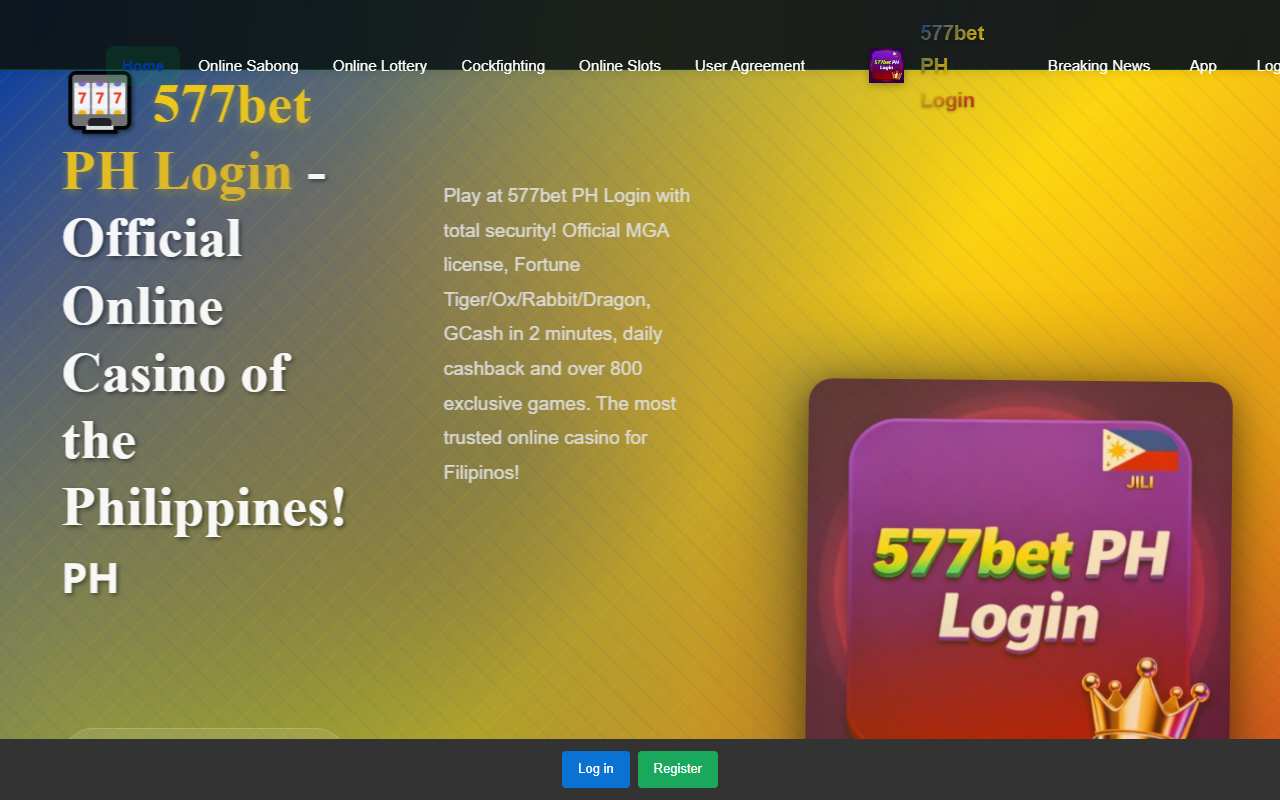 577betgold.com screenshot