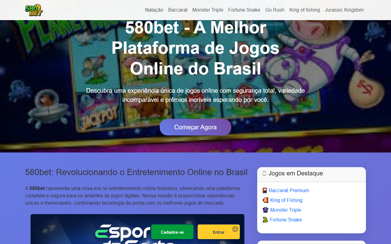 580betgames.com screenshot