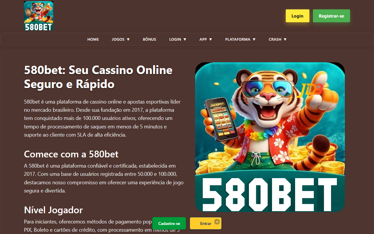 580betjogos.com screenshot