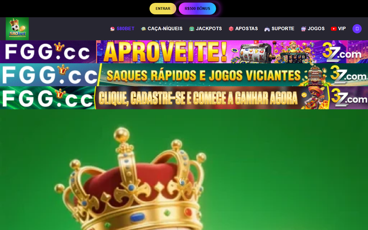 580betplataforma.com screenshot