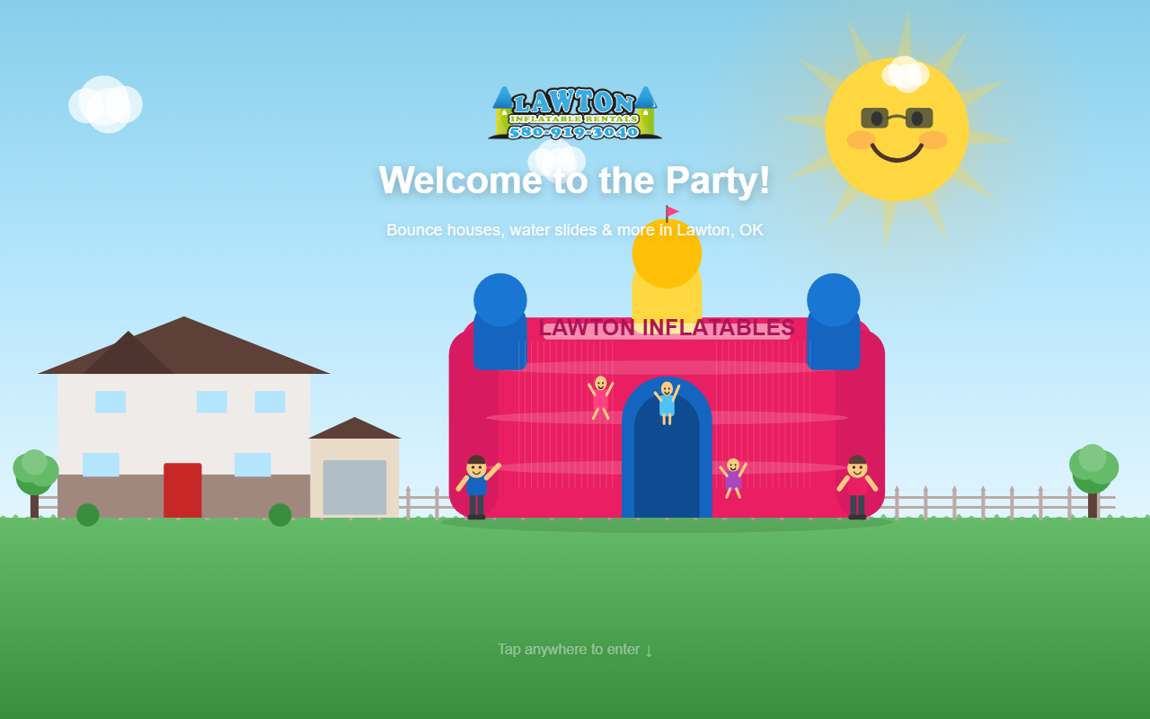 580bouncehouse.com screenshot