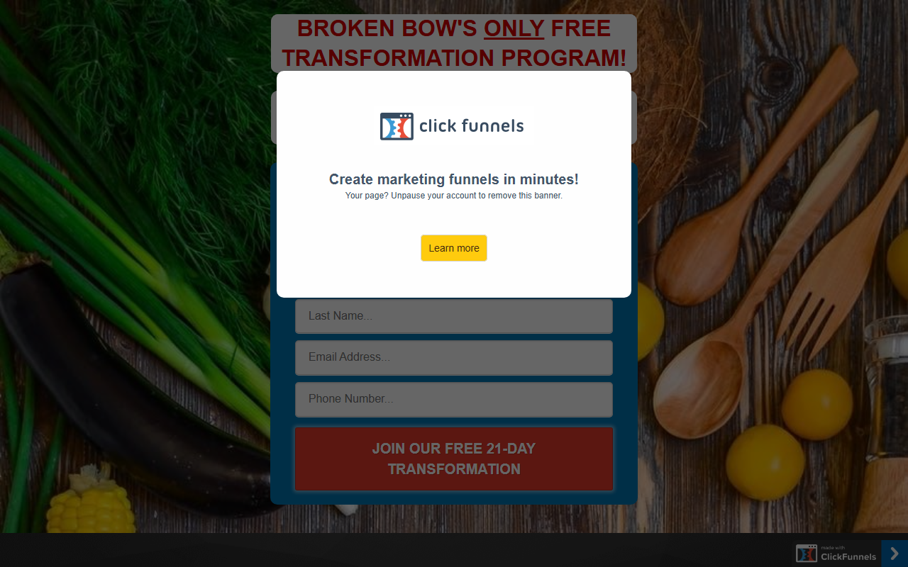 580challenge.com screenshot