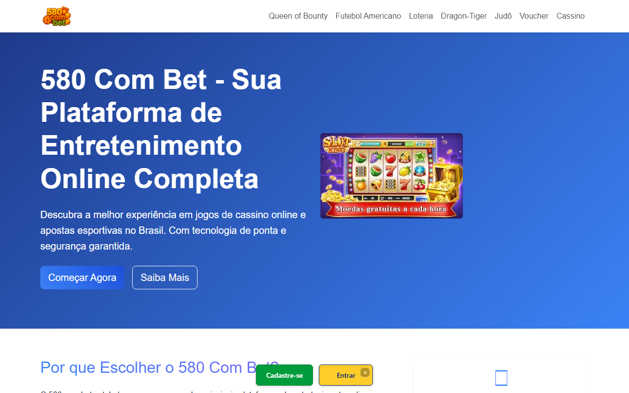 580combet7.com screenshot