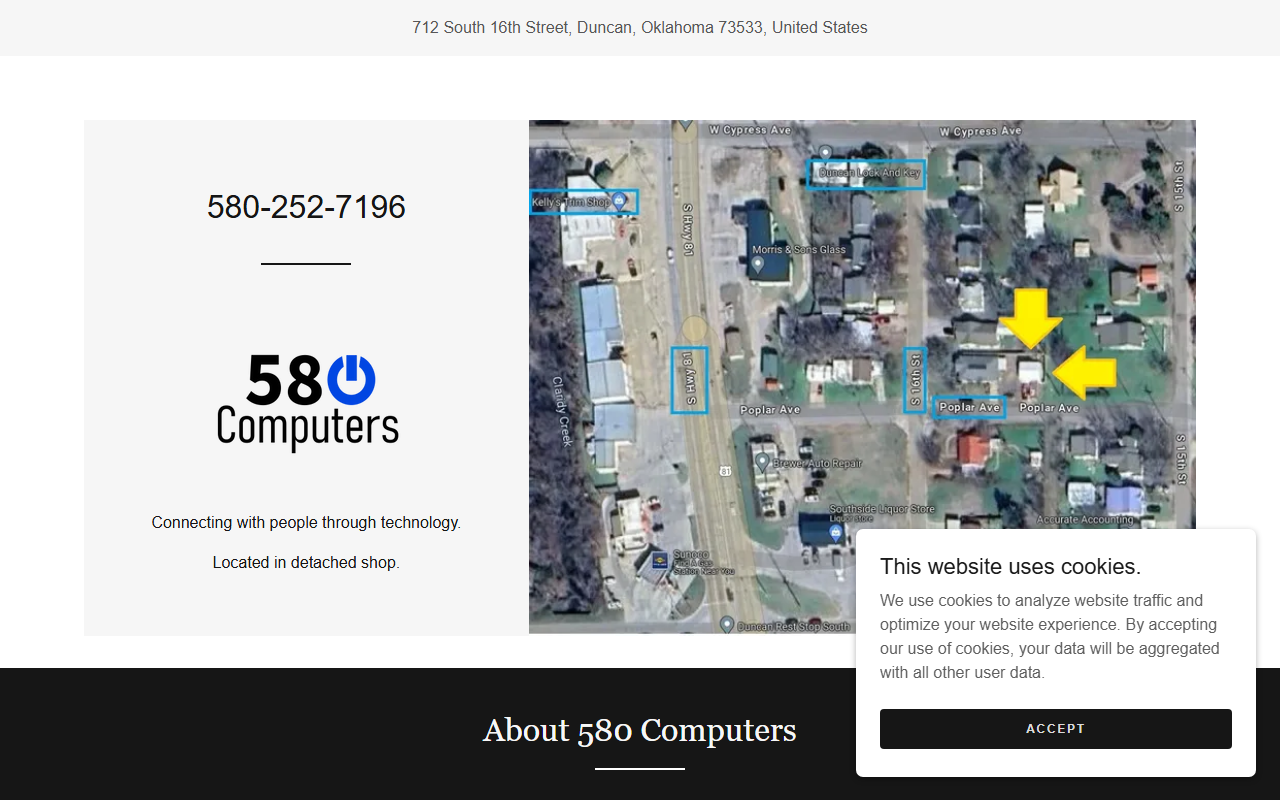 580computers.com screenshot