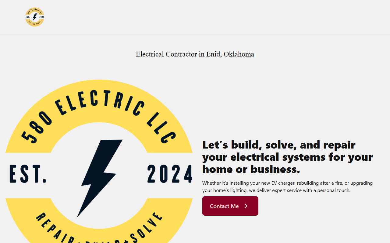 580electric.com screenshot