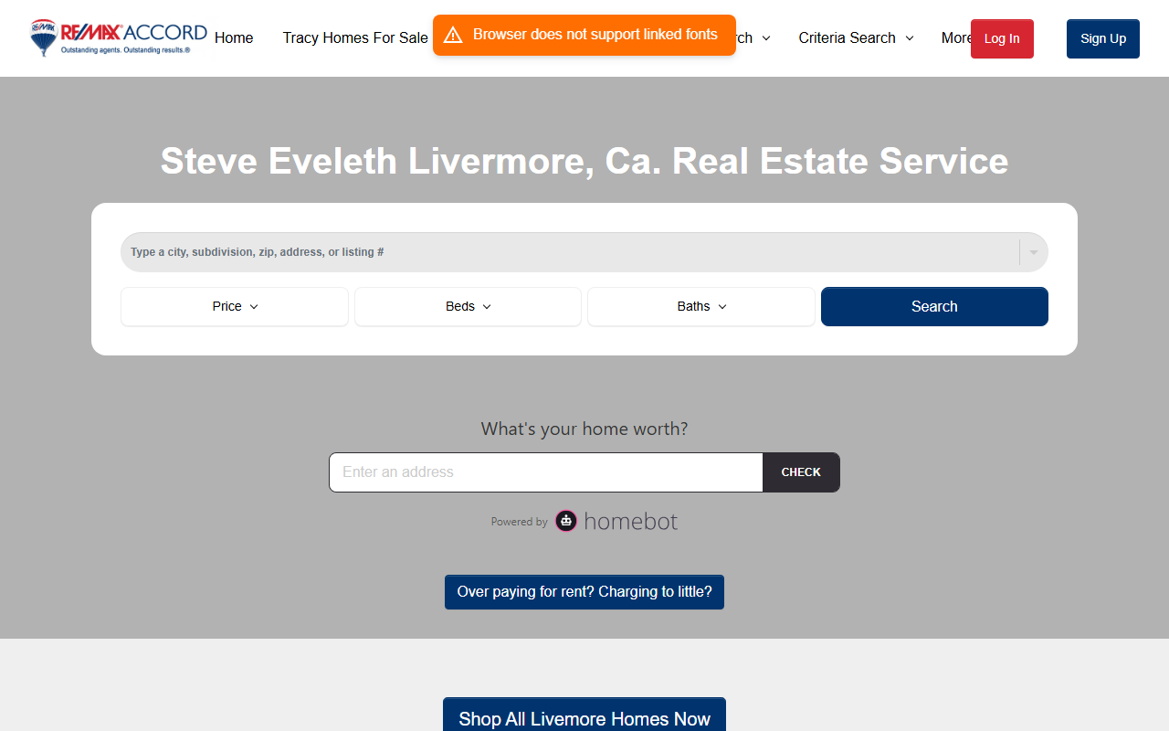 580homesales.com screenshot