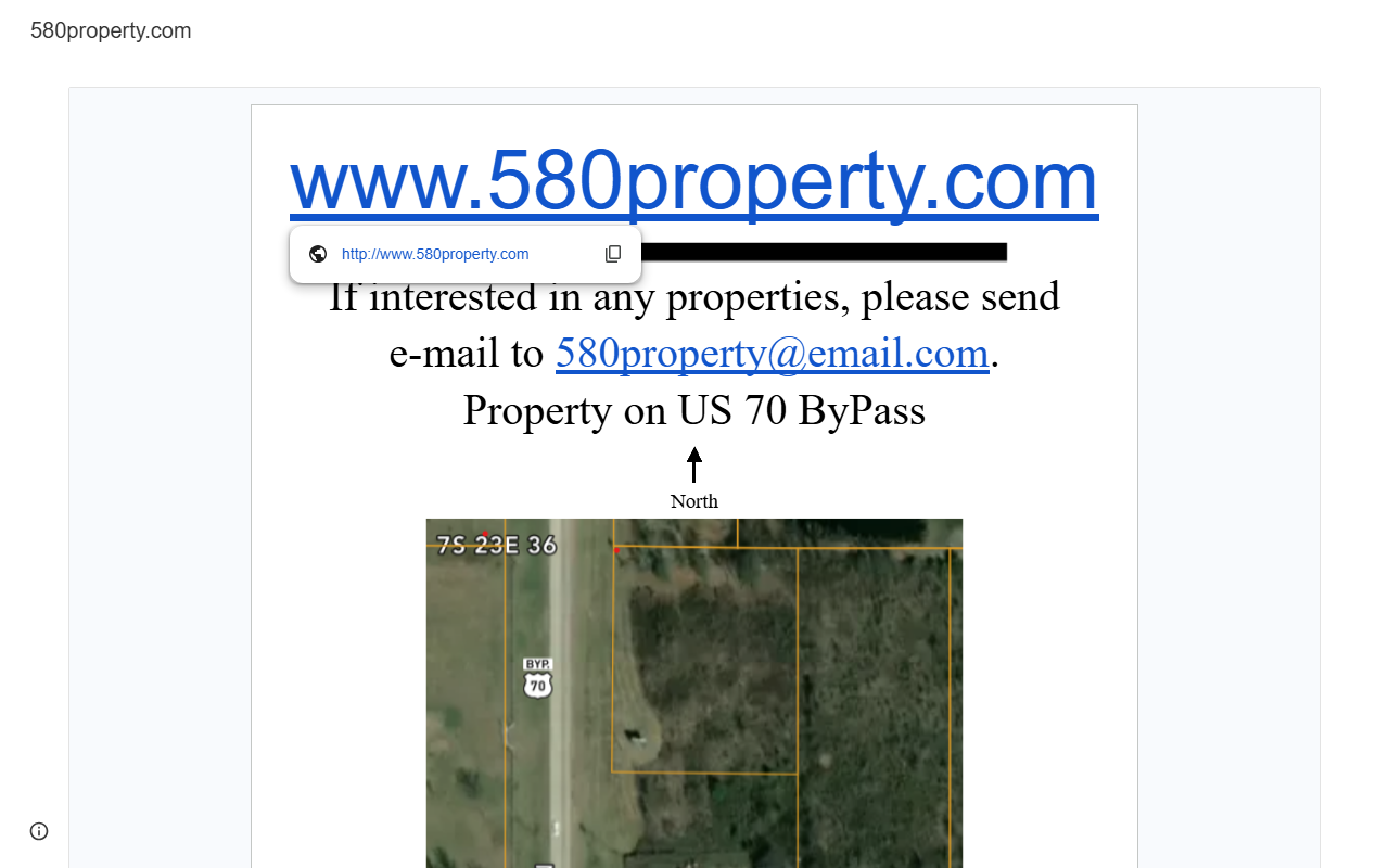 580property.com screenshot