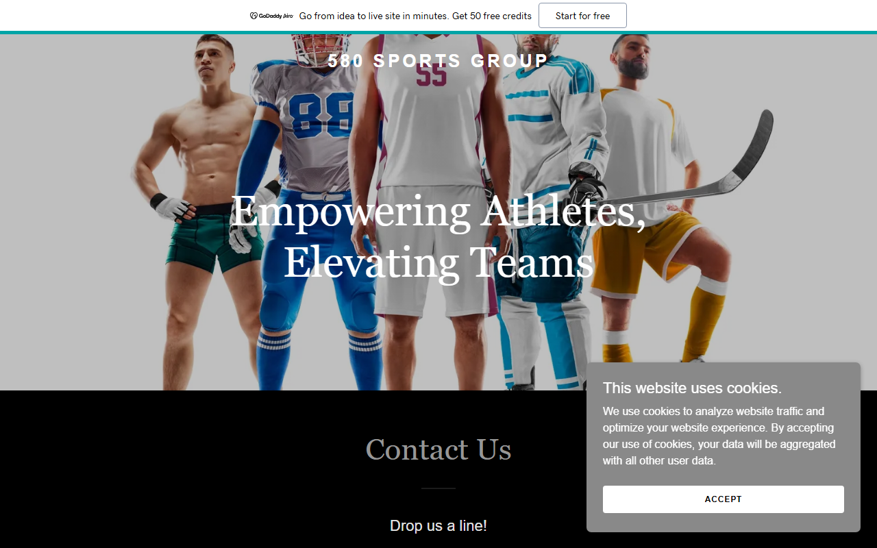 580sportsgroup.com screenshot
