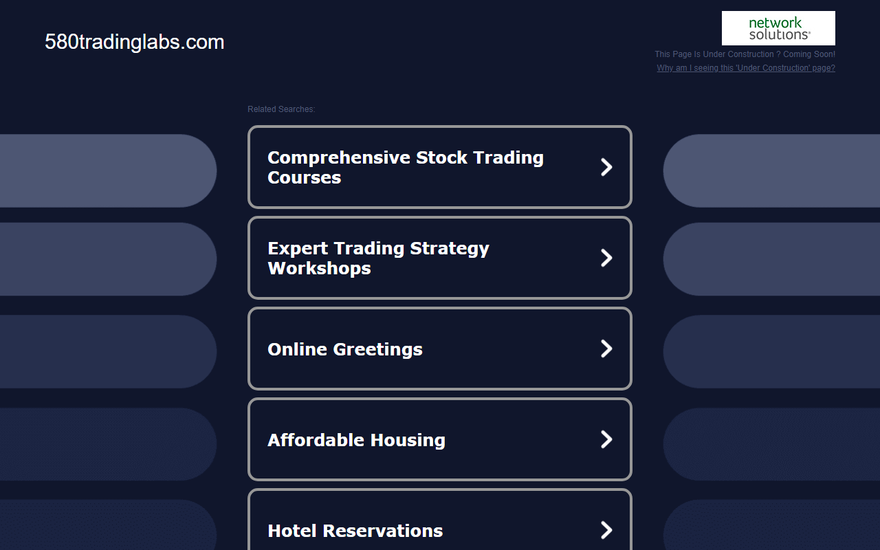580tradinglabs.com screenshot