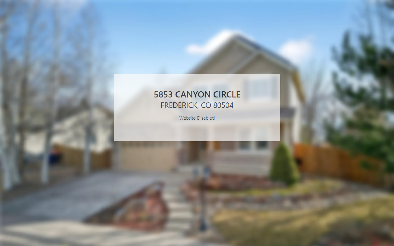 5853canyon.com screenshot