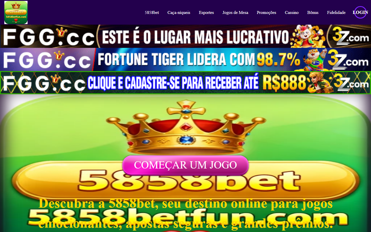 5858betfun.com screenshot