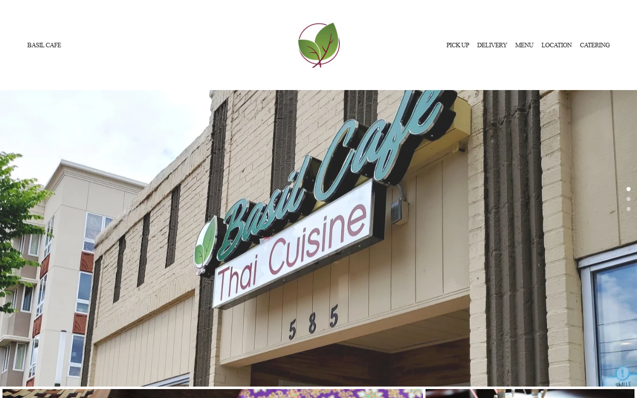 585basilcafe.com screenshot