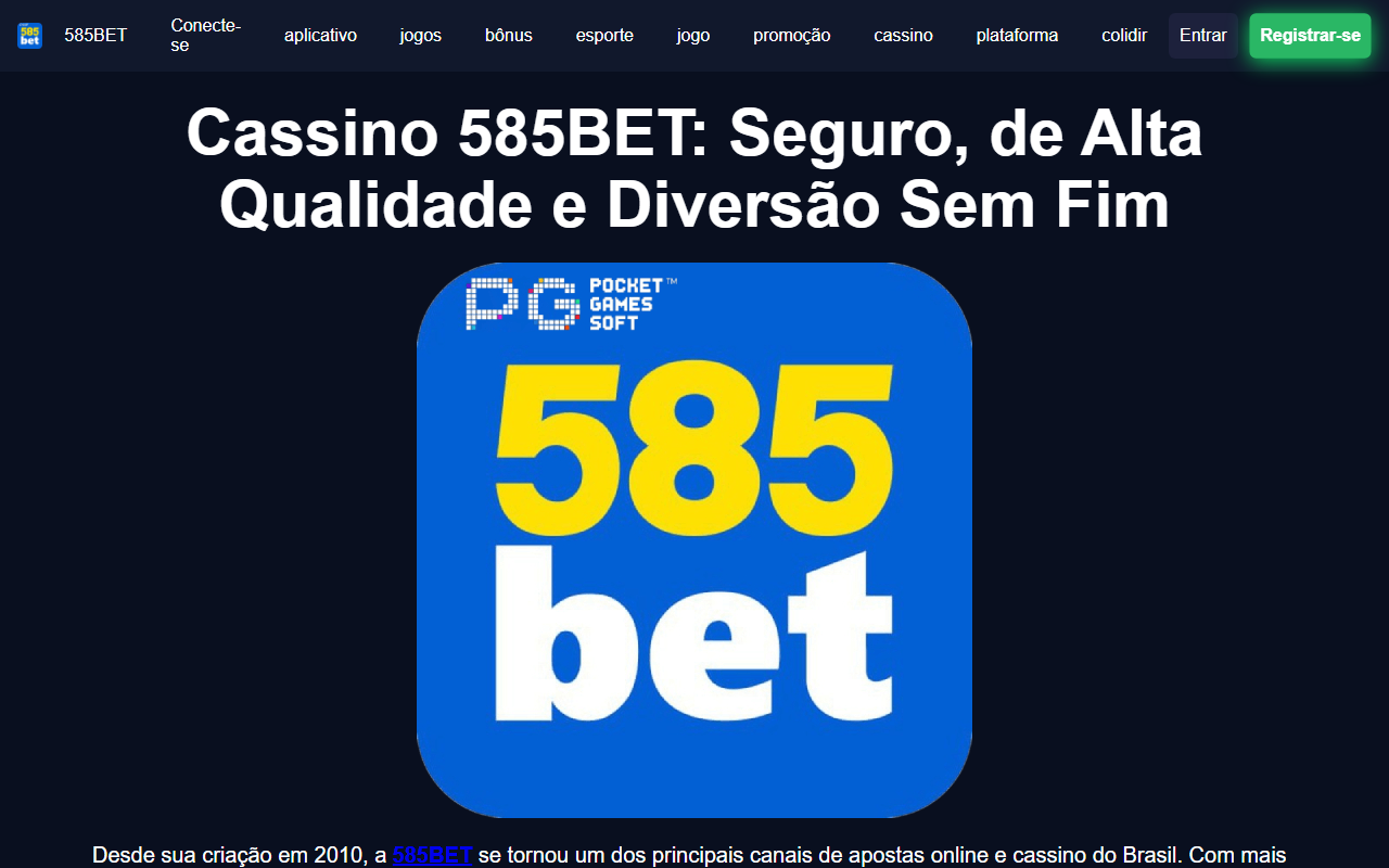 585bet-brazil.com screenshot