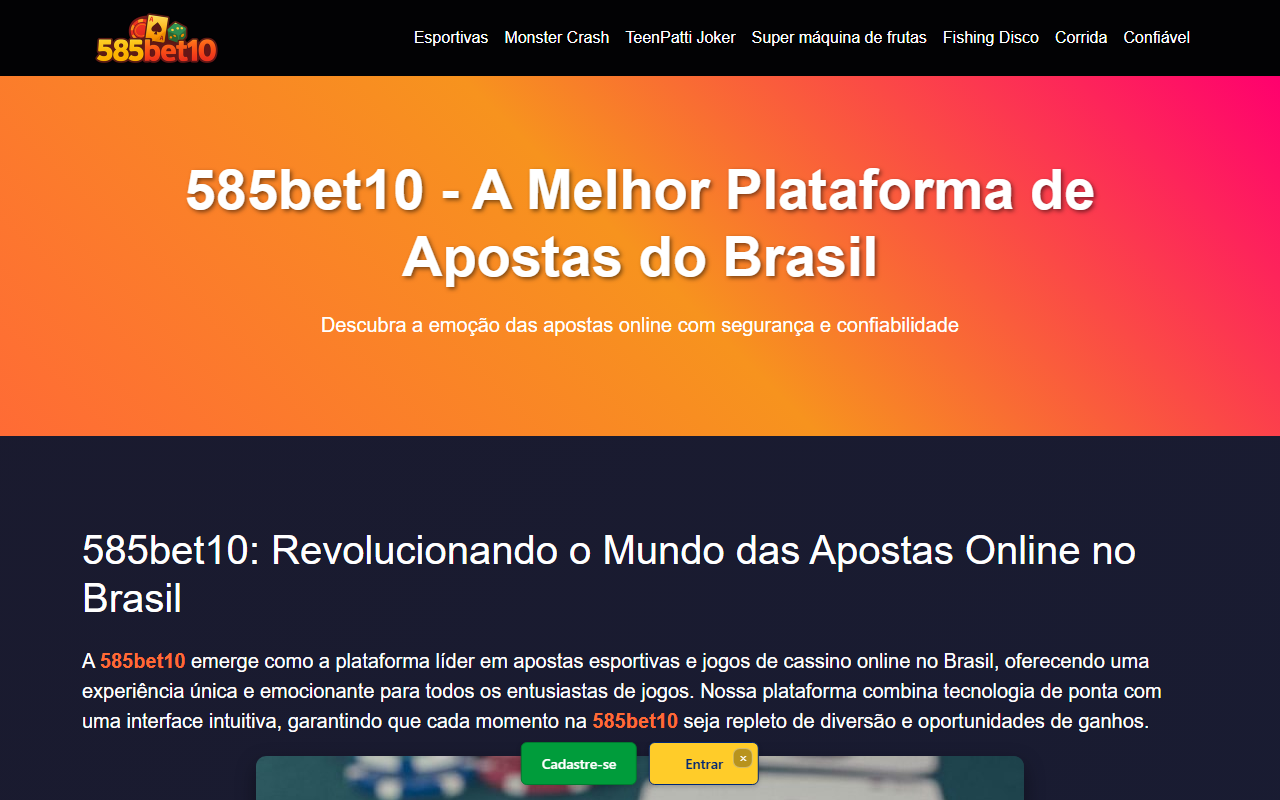 585bet10br.com screenshot