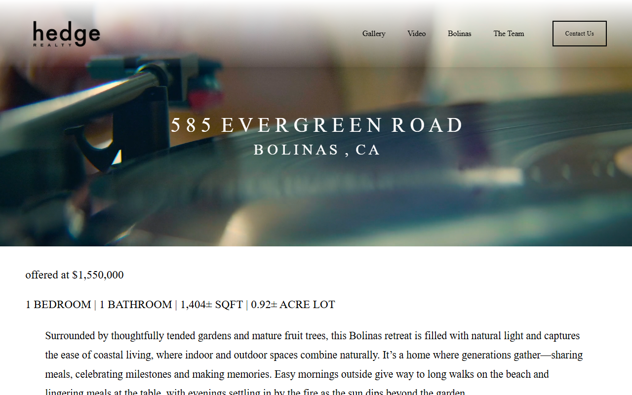 585evergreenroad.com screenshot