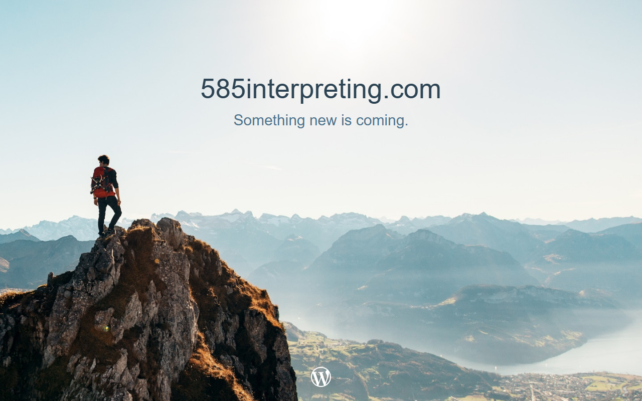 585interpreting.com screenshot